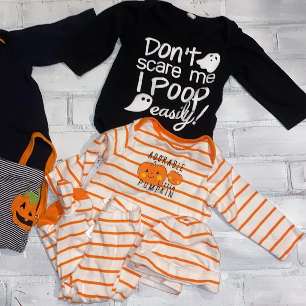 Baby Halloween 6m gender neutral bundle